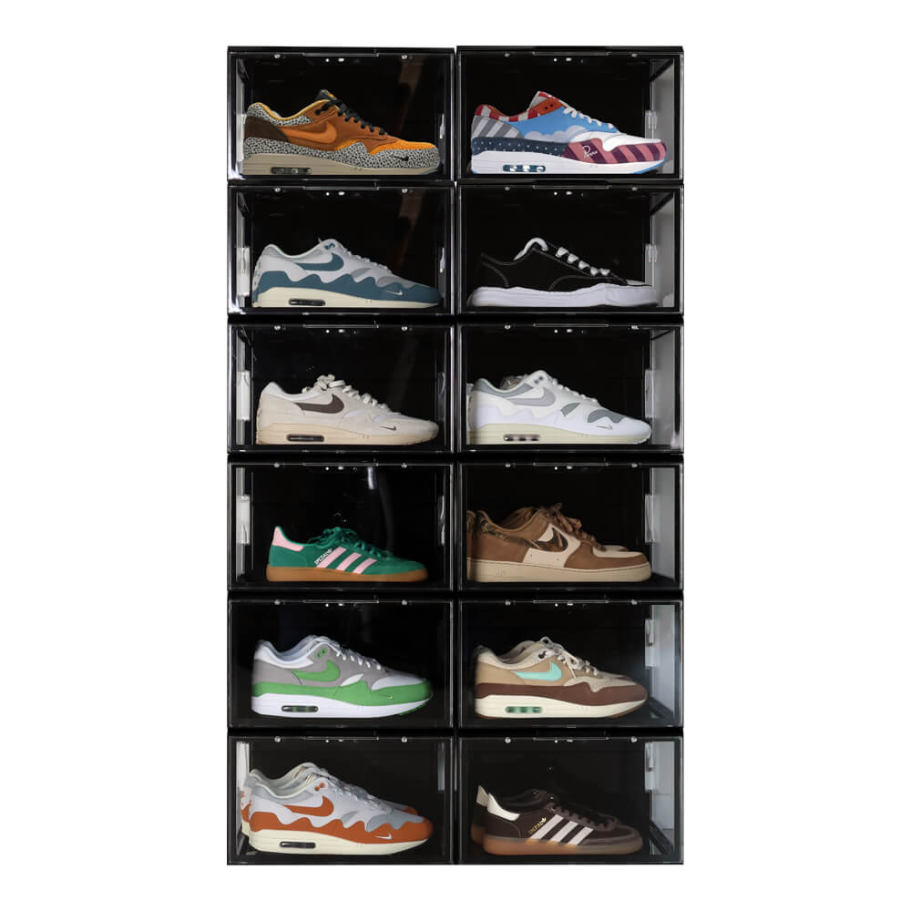Sneakerbox LED zwart - 12-pack
