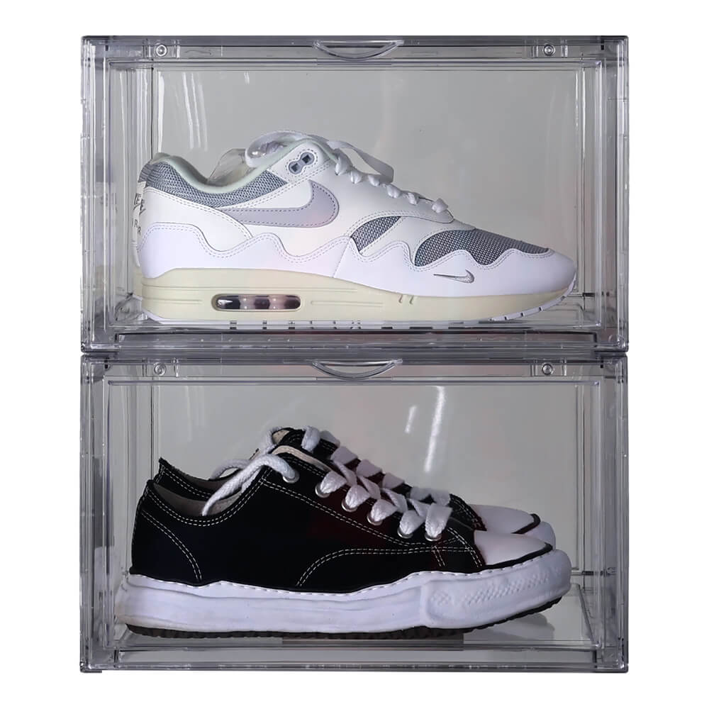 Sneakerbox transparant 2-pack