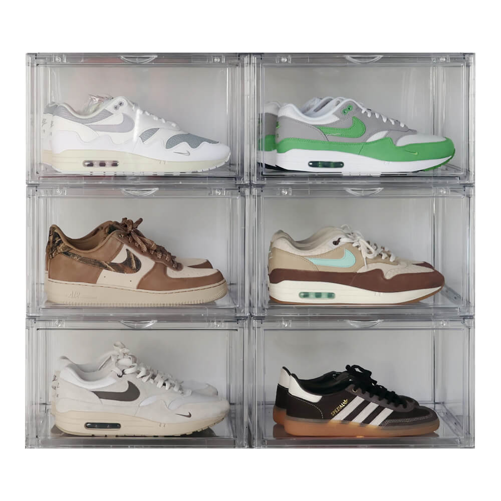 Sneakerbox transparant 6-pack