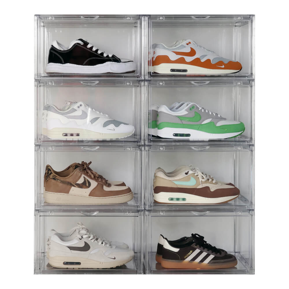 Sneakerbox transparant 8-pack
