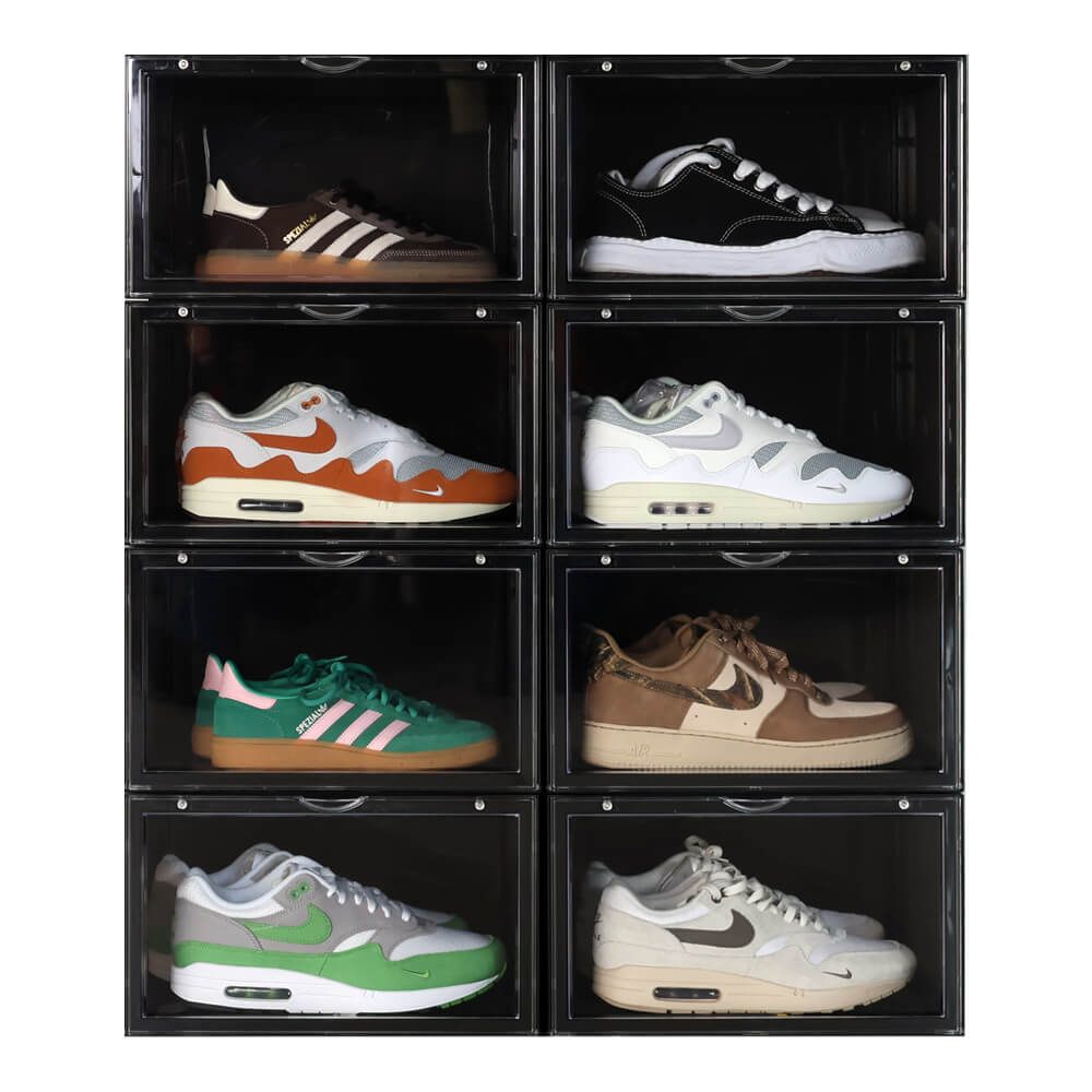 Sneakerbox zwart | 8-pack